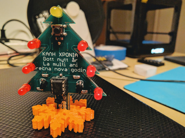 Christmas tree PCB